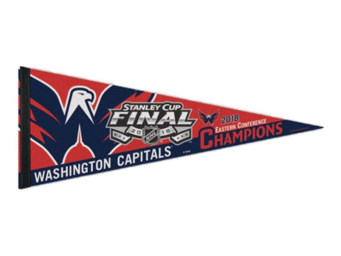 Washington Capitals 2018 Stanley Cup Final Eastern Conf Champions Pennant - Sporting Up
