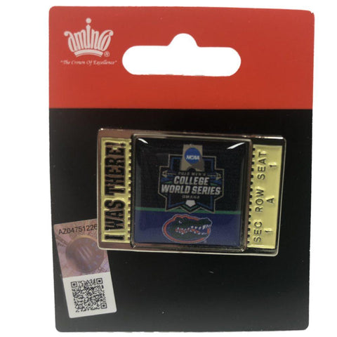Florida Gators 2018 NCAA College World Series CWS "I WAS THERE!" Lapel Pin - Sporting Up