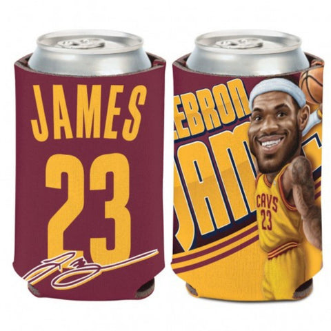 Shop Cleveland Cavaliers Lebron James #23 WinCraft Team Colors Neoprene Can Cooler - Sporting Up