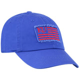 Kansas Jayhawks TOW Blue "Flag 4" Crew Adj. Relax Hat Cap - Sporting Up
