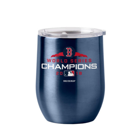 Shop Boston Red Sox 2018 MLB World Series Champions Wine Glass Ultra Tumbler (16oz) - Sporting Up