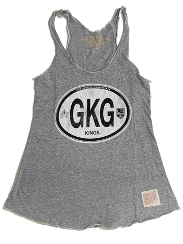 Shop Los Angeles LA Kings Retro Brand WOMEN Gray Go Kings Go GKG Tank Top - Sporting Up
