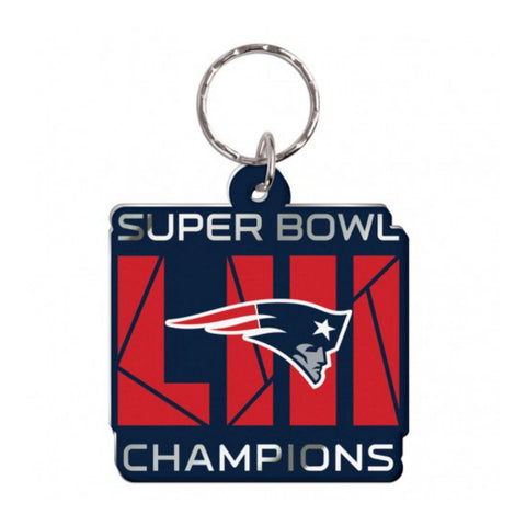 Shop New England Patriots 2018-2019 Super Bowl LIII Champions Acrylic Keychain - Sporting Up