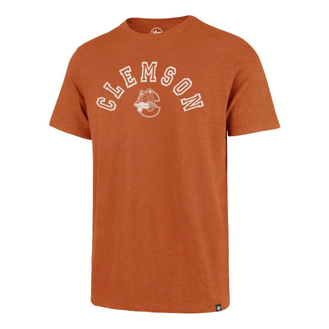 Shop Clemson Tigers '47 Vintage Carrot Orange "Landmark" Scrum T-Shirt - Sporting Up