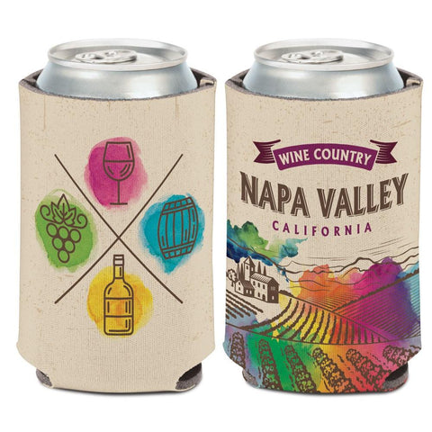 Napa Valley California "Wine Country" WinCraft Neoprene Drink Can Cooler - Sporting Up