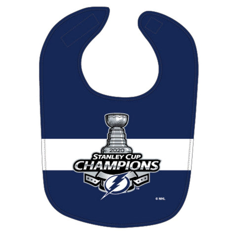 Shop Tampa Bay Lightning 2020 NHL Stanley Cup Champions WinCraft Infant Baby Bib - Sporting Up