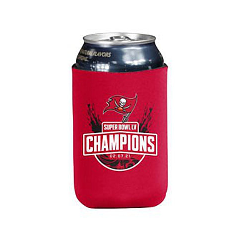 Shop Tampa Bay Buccaneers 2020-2021 Super Bowl LV Champions Can Cooler Coozie - Sporting Up
