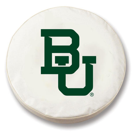 Baylor Bears HBS White Vinyl Fitted Spare Car Tire Cover - Sporting Up