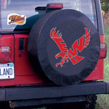 Eastern Washington Eagles HBS Black Vinyl Fitted Car Tire Cover - Sporting Up