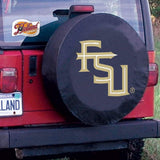 Florida State Seminoles HBS "FSU" Black Fitted Car Tire Cover - Sporting Up