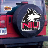 Northern Illinois Huskies HBS Black Vinyl Fitted Car Tire Cover - Sporting Up