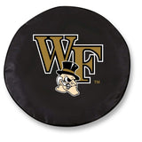 Wake Forest Demon Deacons HBS Black Vinyl Fitted Car Tire Cover - Sporting Up