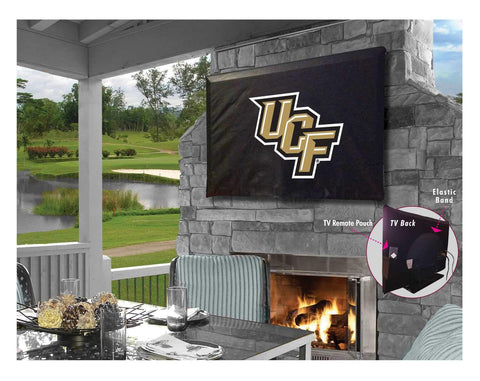 Shop UCF Knights HBS Black Breathable Water Resistant Vinyl TV Cover - Sporting Up