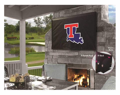 Shop Louisiana Tech Bulldogs HBS Breathable Water Resistant Vinyl TV Cover - Sporting Up