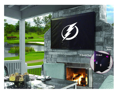 Tampa Bay Lightning Breathable Water Resistant Vinyl TV Cover - Sporting Up