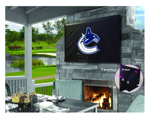 Shop Vancouver Canucks HBS Breathable Water Resistant Vinyl TV Cover - Sporting Up