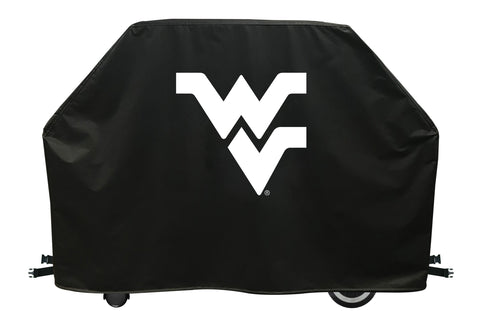 Shop West Virginia Mountaineers HBS Black Outdoor Heavy Duty Vinyl BBQ Grill Cover - Sporting Up