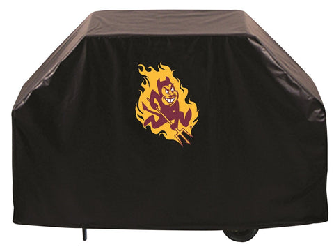 Achetez la housse de barbecue en vinyle respirant robuste pour l'extérieur des Sun Devils de l'État d'Arizona - Sporting Up