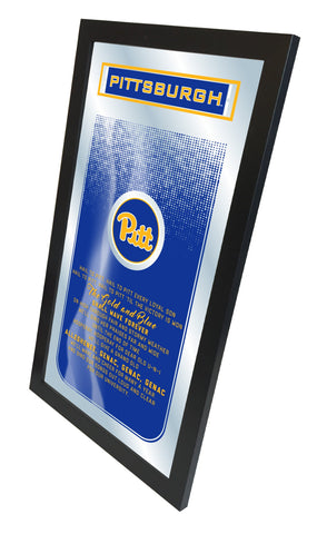 Compre Pittsburgh Panthers Holland Bar Taburete Co. Espejo Fight Song (26 "x 15") - Sporting Up