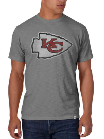Kansas city chiefs 47 märket varggrå t-shirt i mjuk bomullsscrum - sportig