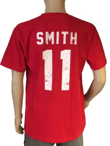 Shop Utah Utes Alex Smith Retro Brand Victory Vintage Collegiate Red Jersey T-Shirt - Sporting Up