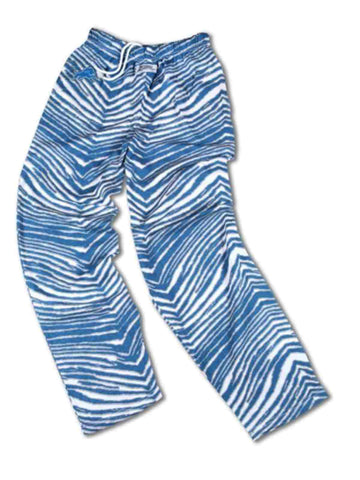 Detroit Lions ZUBAZ Blue White Vintage Zebra Logo Pants - Sporting Up