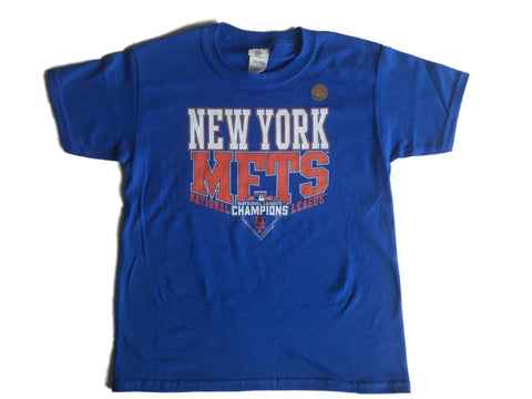New York Mets SAAG YOUTH Blue National League Champions 2015 T-Shirt - Sporting Up