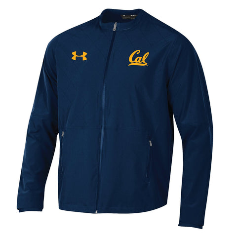 Cal Bears Under Armour Midnight Navy chaqueta de calentamiento con cremallera completa Storm Loose Sideline - Sporting Up