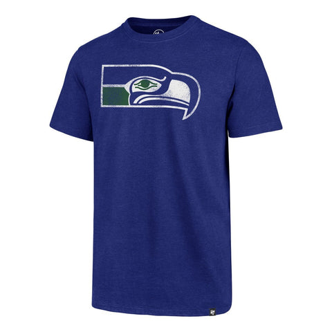 Königsblaues Legacy-Throwback-Club-T-Shirt der Marke Seattle Seahawks 47 – sportlich