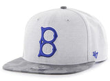 Brooklyn Dodgers 47 Brand Gray Recon Camo Sure Shot Snapback Hat Cap - Sporting Up