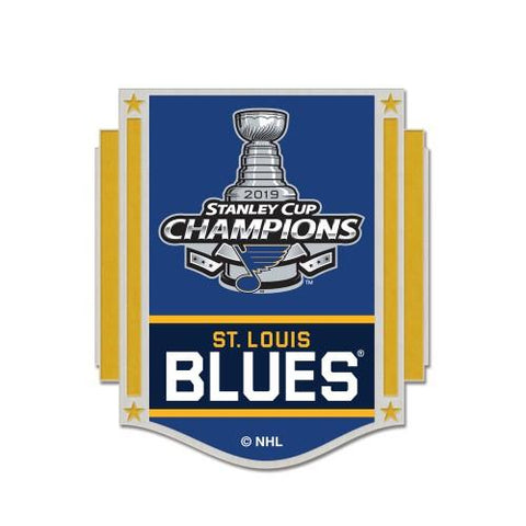 Shop St. Louis Blues 2019 Stanley Cup Champions WinCraft Team Colors Metal Lapel Pin - Sporting Up