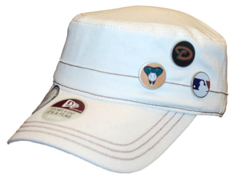 Shop Arizona Diamondbacks New Era White Women's Boot Camp Adjustable Hat Cap - Sporting Up