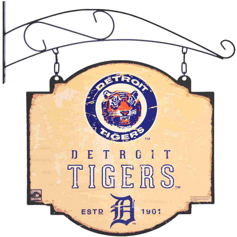 Shop Detroit Tigers Winning Streak Retro 1964 Tavern Pub Bar Metal Sign (16"x16") - Sporting Up
