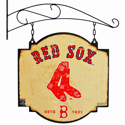 Shop Boston Red Sox Winning Streak Retro 1924 Tavern Pub Bar Metal Sign (16"x16") - Sporting Up