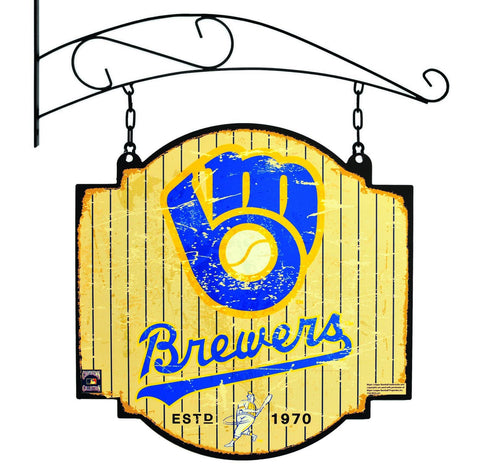 Shop Milwaukee Brewers Winning Streak Retro 1978 Tavern Pub Bar Metal Sign (16"x16") - Sporting Up