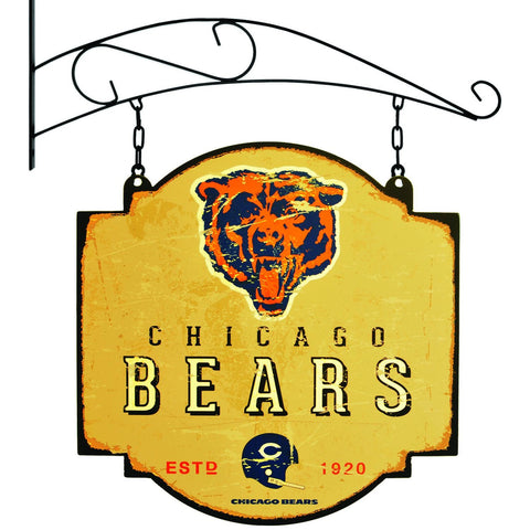 Shop Chicago Bears Winning Streak Alternate Logo Tavern Pub Bar Metal Sign (16"x16") - Sporting Up