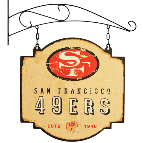 Shop San Francisco 49ers Winning Streak Retro 1968 Tavern Pub Bar Sign (16"x16") - Sporting Up