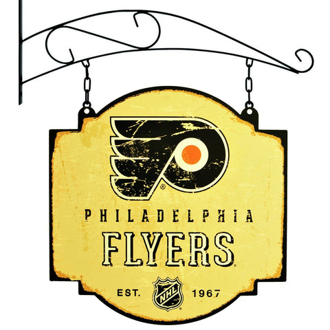 Shop Philadelphia Flyers Winning Streak Vintage Tavern Pub Bar Metal Sign (16"x16") - Sporting Up