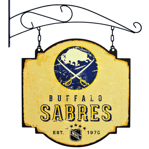 Shop Buffalo Sabres Winning Streak Vintage Tavern Pub Bar Metal Sign (16"x16") - Sporting Up