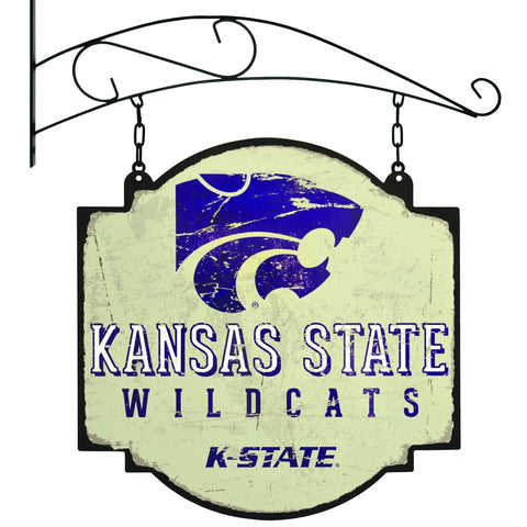 Shop Kansas State Wildcats Winning Streak Vintage Tavern Pub Bar Metal Sign (16"x16") - Sporting Up