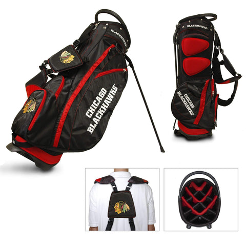 Shop Chicago Blackhawks Team Golf Fairway Lightweight 14-Way Top Golf Club Stand Bag - Sporting Up