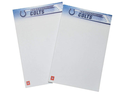 Shop Indianapolis Colts Turner Licensing White 2 Pack Office Note Pad 8" x 5" - Sporting Up