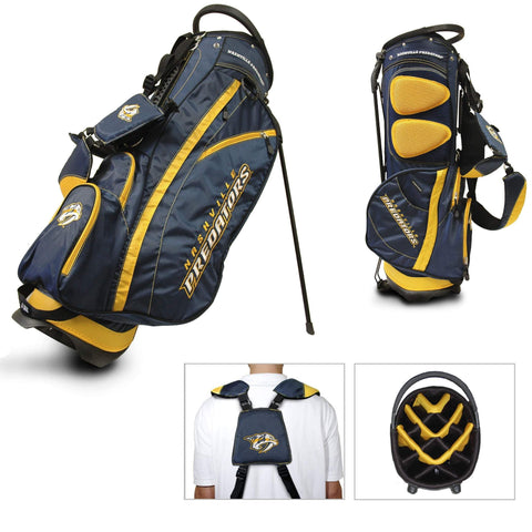 Shop Nashville Predators Team Golf Fairway Lightweight 14-Way Top Golf Club Stand Bag - Sporting Up