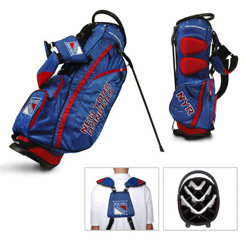 Shop New York Rangers Team Golf Fairway Lightweight 14-Way Top Golf Club Stand Bag - Sporting Up