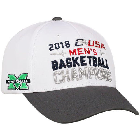 Marshall Thundering Herd c-usa campeones del torneo de baloncesto gorra de casillero - sporting up