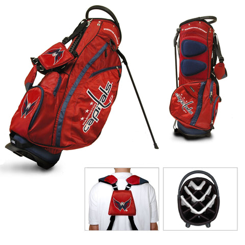 Shop Washington Capitals Team Golf Fairway Lightweight 14-Way Top Golf Club Stand Bag - Sporting Up
