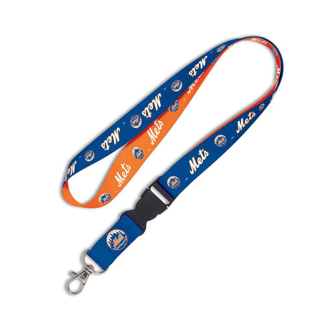Shop New York Mets WinCraft Blue Orange Buckle Snap MLB Licensed Lanyard - Sporting Up