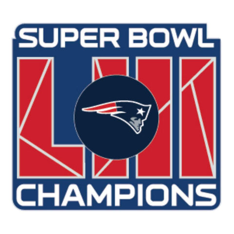 New England Patriots 2018-2019 Super Bowl LIII Champions Metal Lapel Pin - Sporting Up