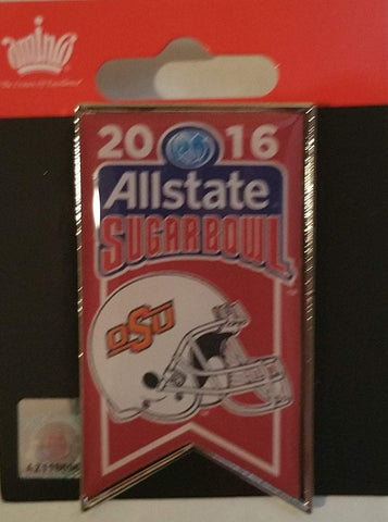 Oklahoma State Cowboys Aminco 2016 Allstate Sugar Bowl Game Metal Pin - Sporting Up