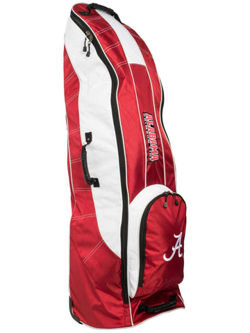 Shop Alabama Crimson Tide Team Golf Red Golf Clubs Wheeled Luggage Travel Bag - Sporting Up